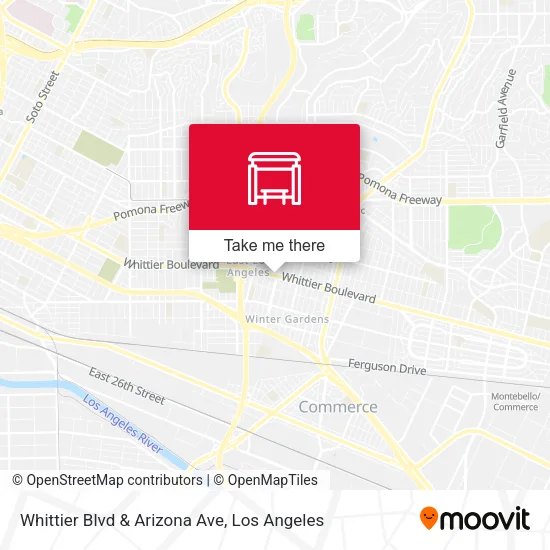 Mapa de Whittier Blvd & Arizona Ave