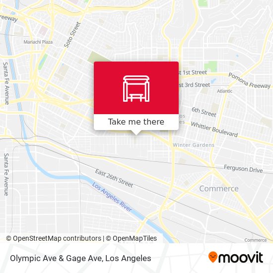 Mapa de Olympic Ave & Gage Ave