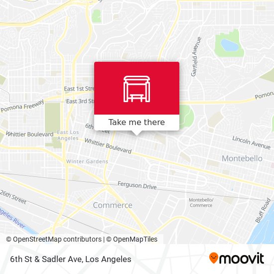 Mapa de 6th St & Sadler Ave