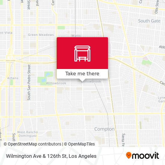 Mapa de Wilmington Ave & 126th St