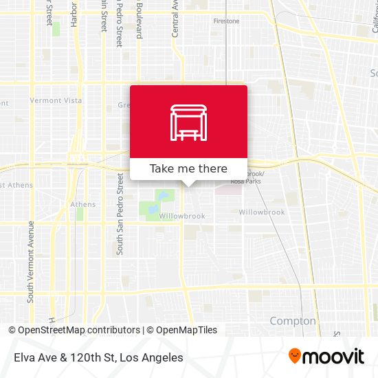 Elva Ave & 120th St map