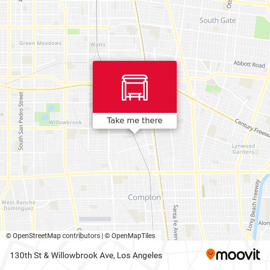 130th St & Willowbrook Ave map