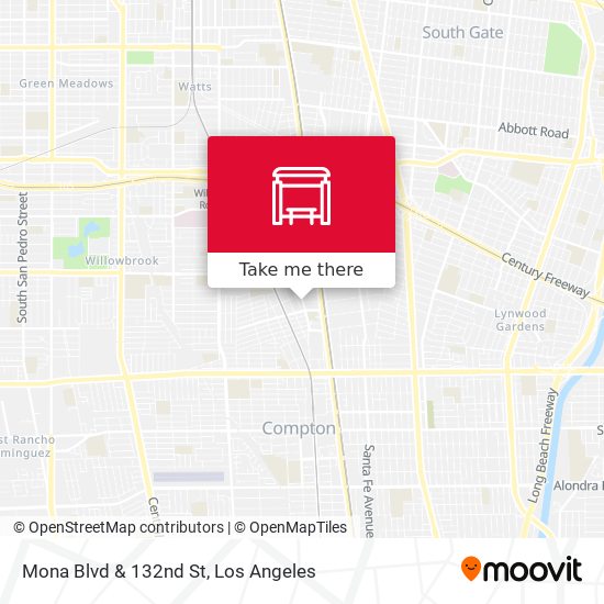 Mona Blvd & 132nd St map