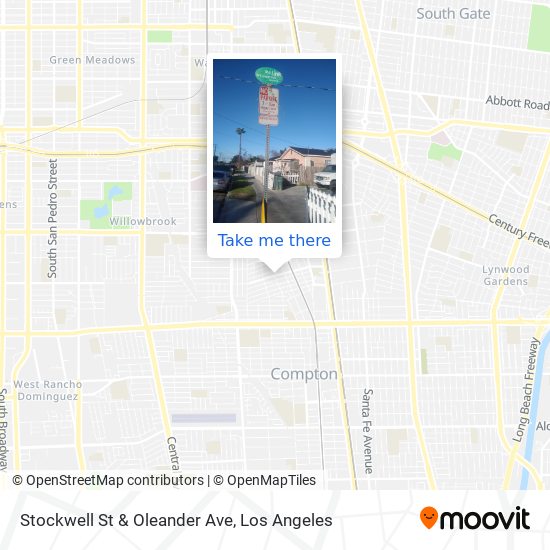 Stockwell St & Oleander Ave map