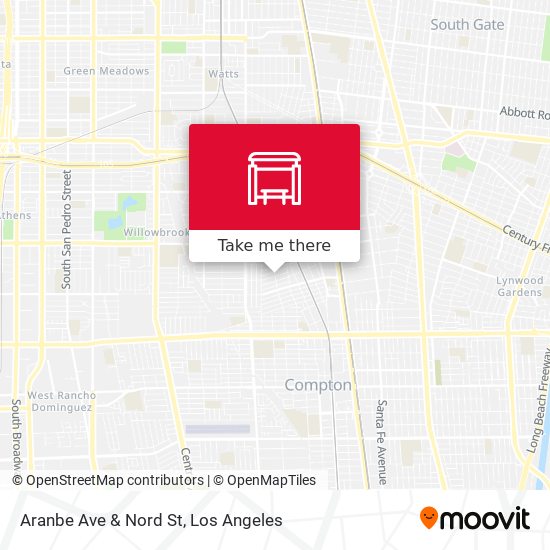 Aranbe Ave & Nord St map