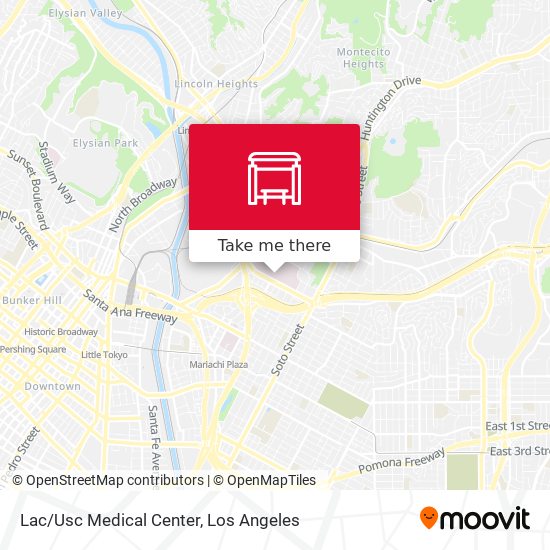 Lac/Usc Medical Center map
