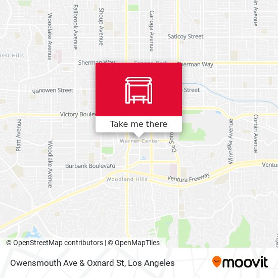 Mapa de Owensmouth Ave & Oxnard St