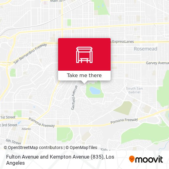Mapa de Fulton Avenue and Kempton Avenue (835)