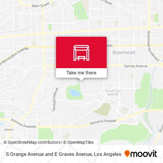 Mapa de S Orange Avenue and E Graves Avenue