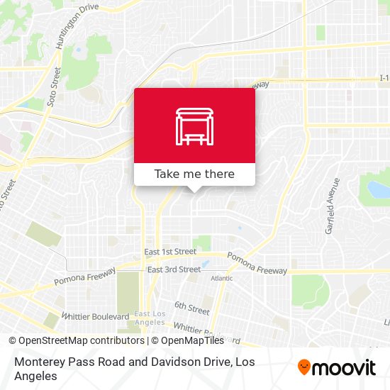 Mapa de Monterey Pass Road and Davidson Drive