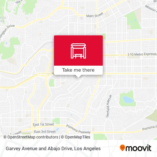 Mapa de Garvey Avenue and Abajo Drive