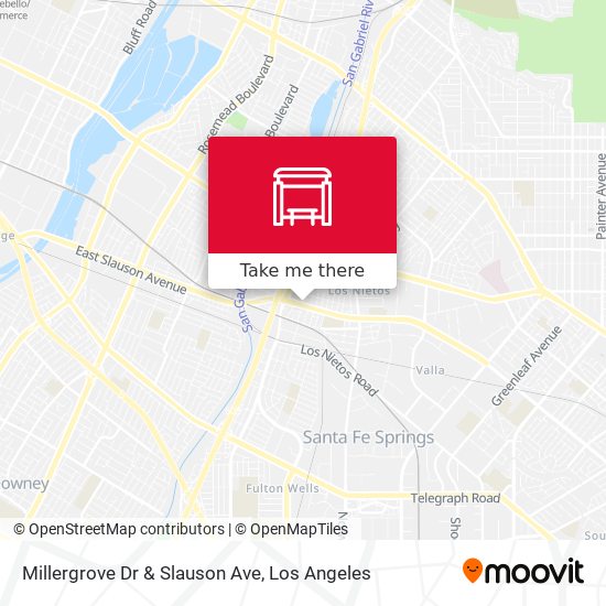 Millergrove Dr & Slauson Ave map