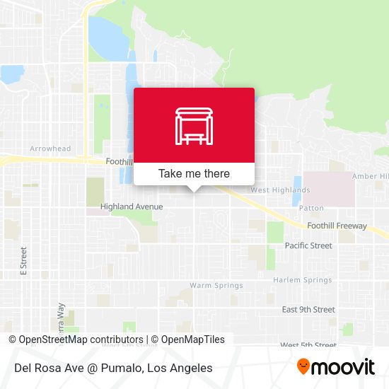Del Rosa Ave @ Pumalo map