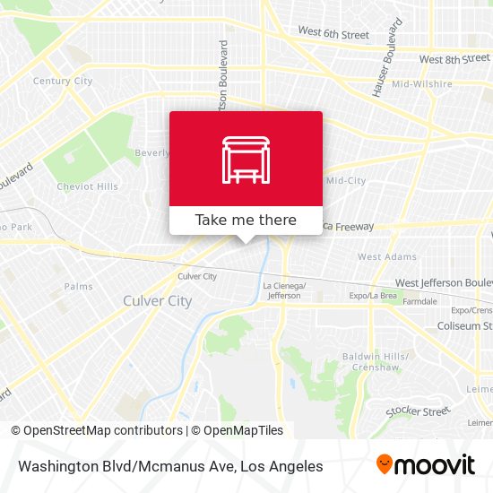Washington Blvd/Mcmanus Ave map