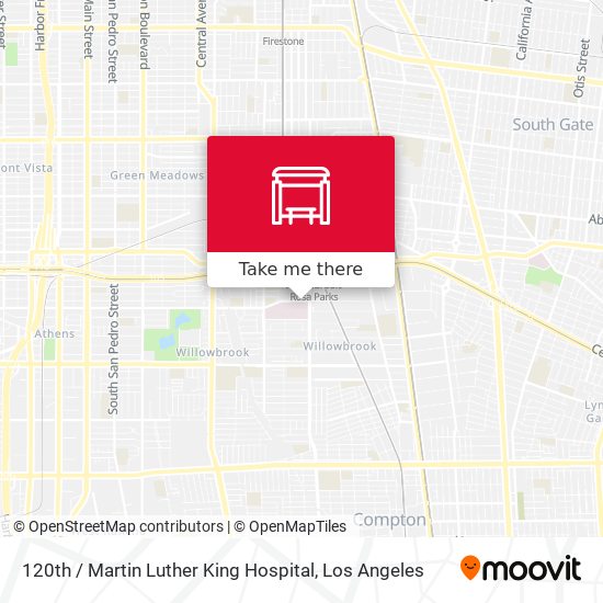 Mapa de 120th / Martin Luther King Hospital