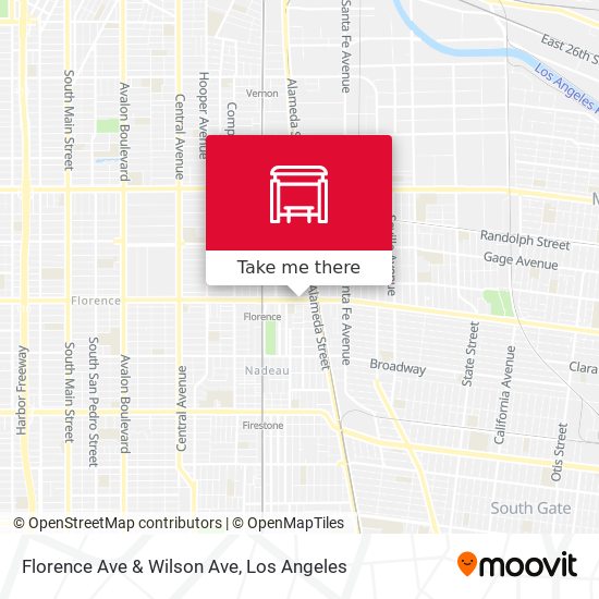 Mapa de Florence Ave & Wilson Ave