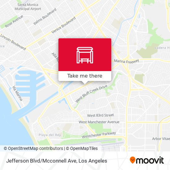 Jefferson Blvd/Mcconnell Ave map
