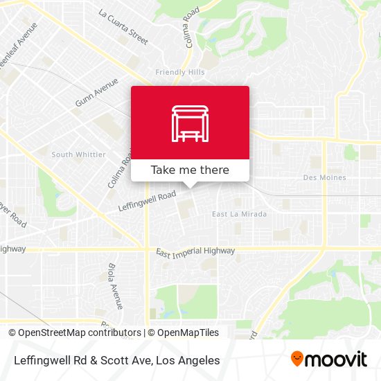 Leffingwell Rd & Scott Ave map