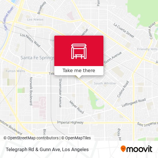 Telegraph Rd & Gunn Ave map