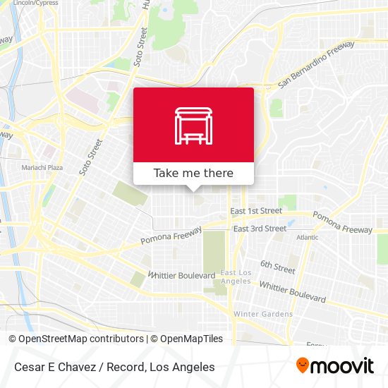 Cesar E Chavez / Record map