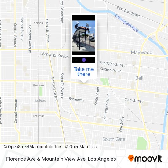 Mapa de Florence Ave & Mountain View Ave