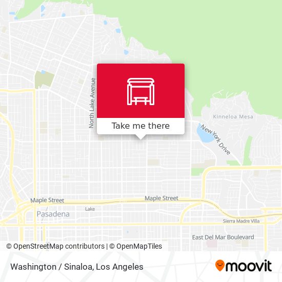 Washington / Sinaloa map