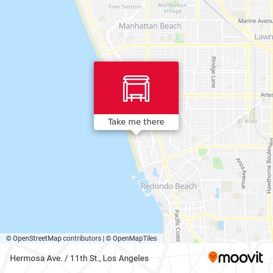 Hermosa Ave. / 11th St. map