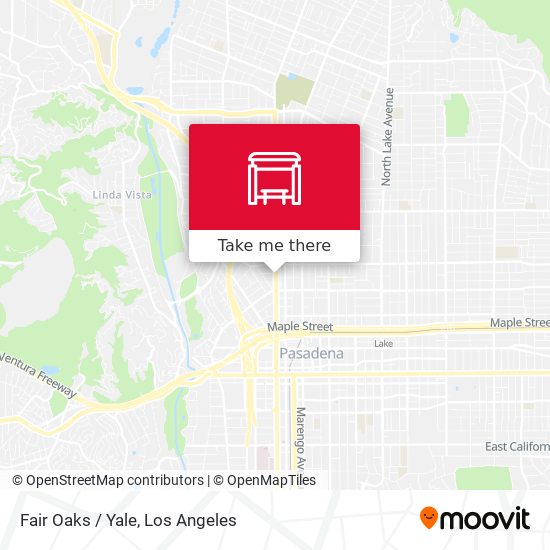 Mapa de Fair Oaks / Yale
