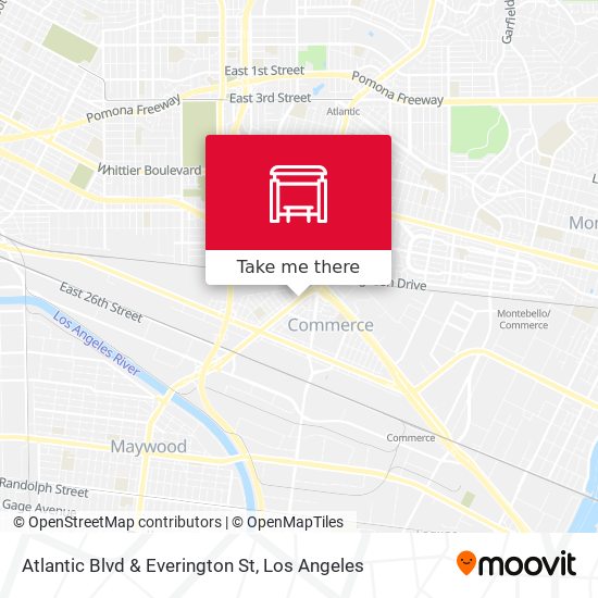 Atlantic Blvd & Everington St map
