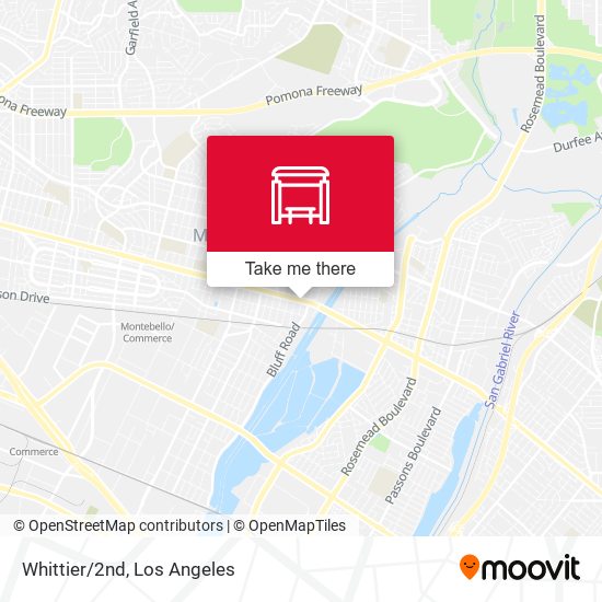 Mapa de Whittier/2nd