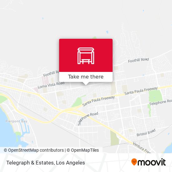 Telegraph & Estates map