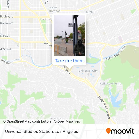 Universal Studios Station map