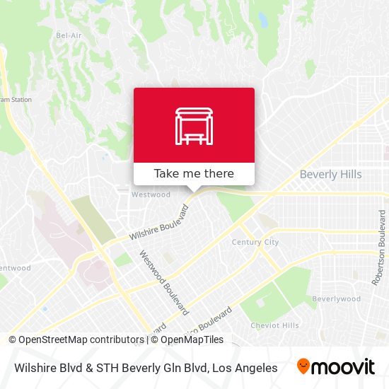Wilshire Blvd & STH Beverly Gln Blvd map
