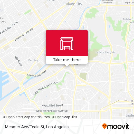 Mapa de Mesmer Ave/Teale St