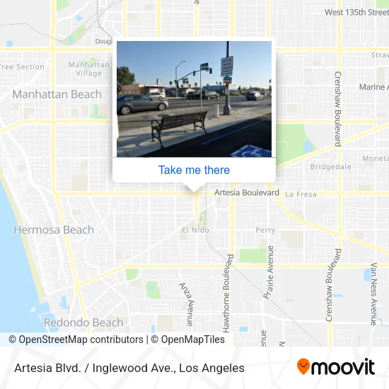 Mapa de Artesia Blvd. / Inglewood Ave.
