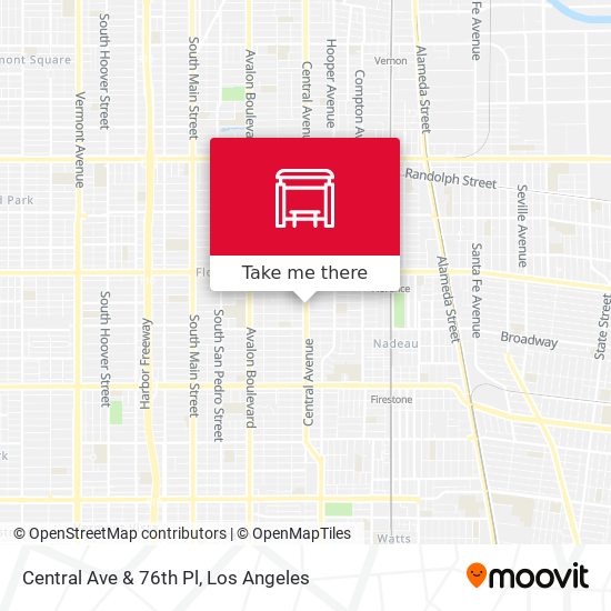 Mapa de Central Ave & 76th Pl