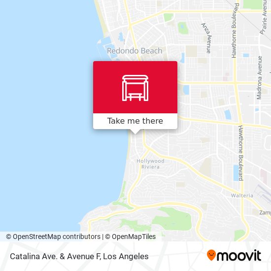 Catalina Ave. & Avenue F map