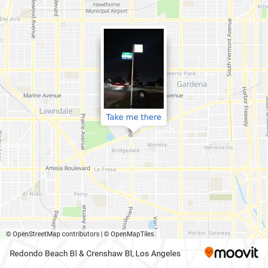 Mapa de Redondo Beach Bl & Crenshaw Bl