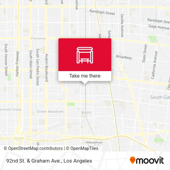92nd St. & Graham Ave. map