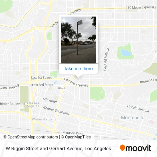 Mapa de W Riggin Street and Gerhart Avenue