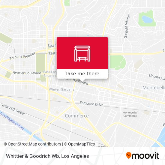 Mapa de Whittier & Goodrich Wb