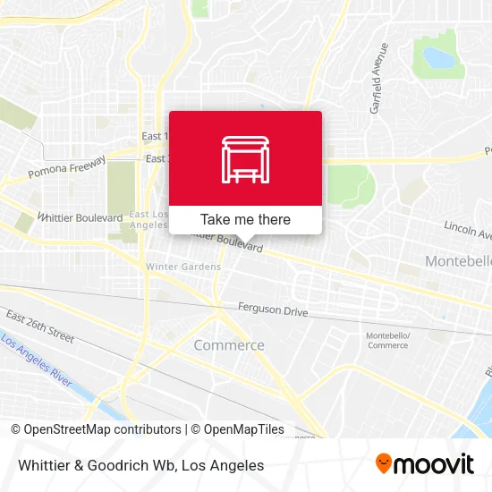 Mapa de Whittier & Goodrich Wb