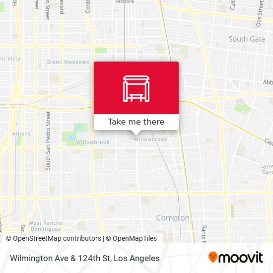 Wilmington Ave & 124th St map