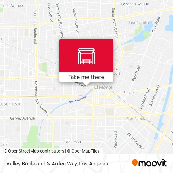 Mapa de Valley Boulevard & Arden Way