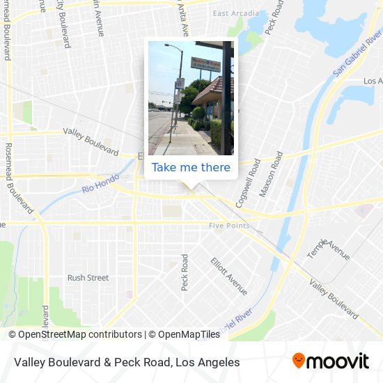 Mapa de Valley Boulevard & Peck Road