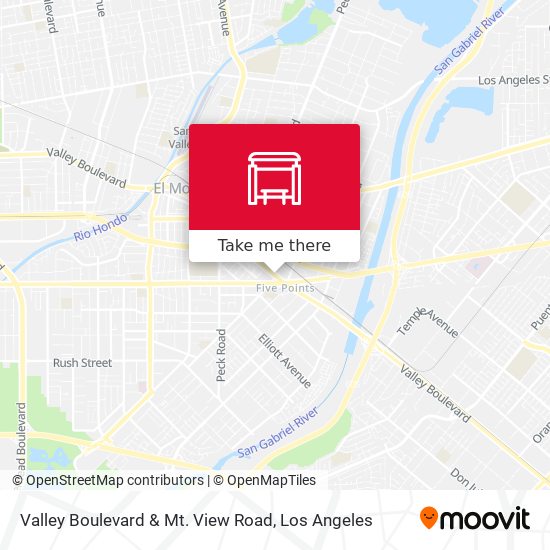 Mapa de Valley Boulevard & Mt. View Road