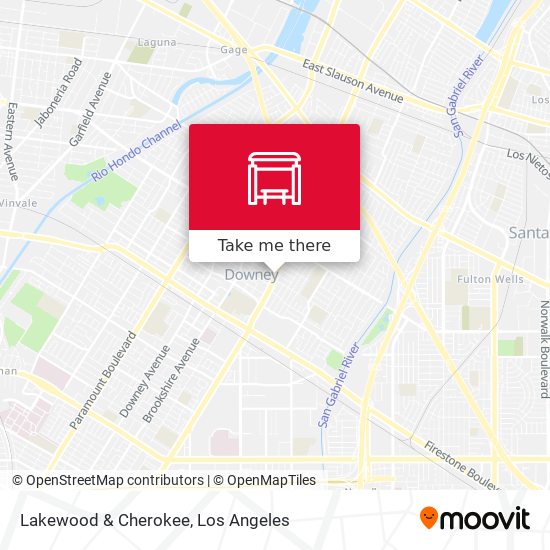 Lakewood & Cherokee map
