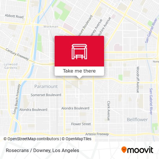 Mapa de Rosecrans / Downey