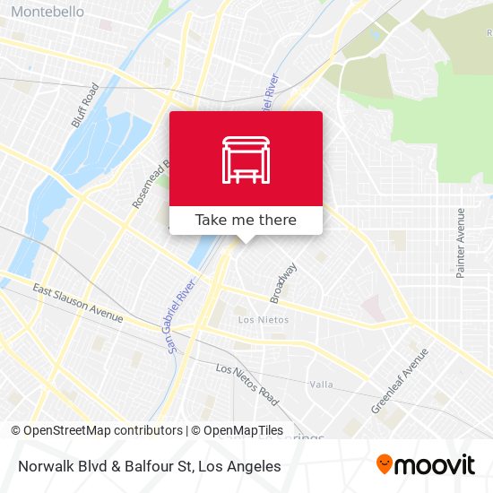 Norwalk Blvd & Balfour St map