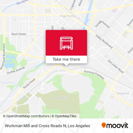 Workman Mill and Cross Roads N map